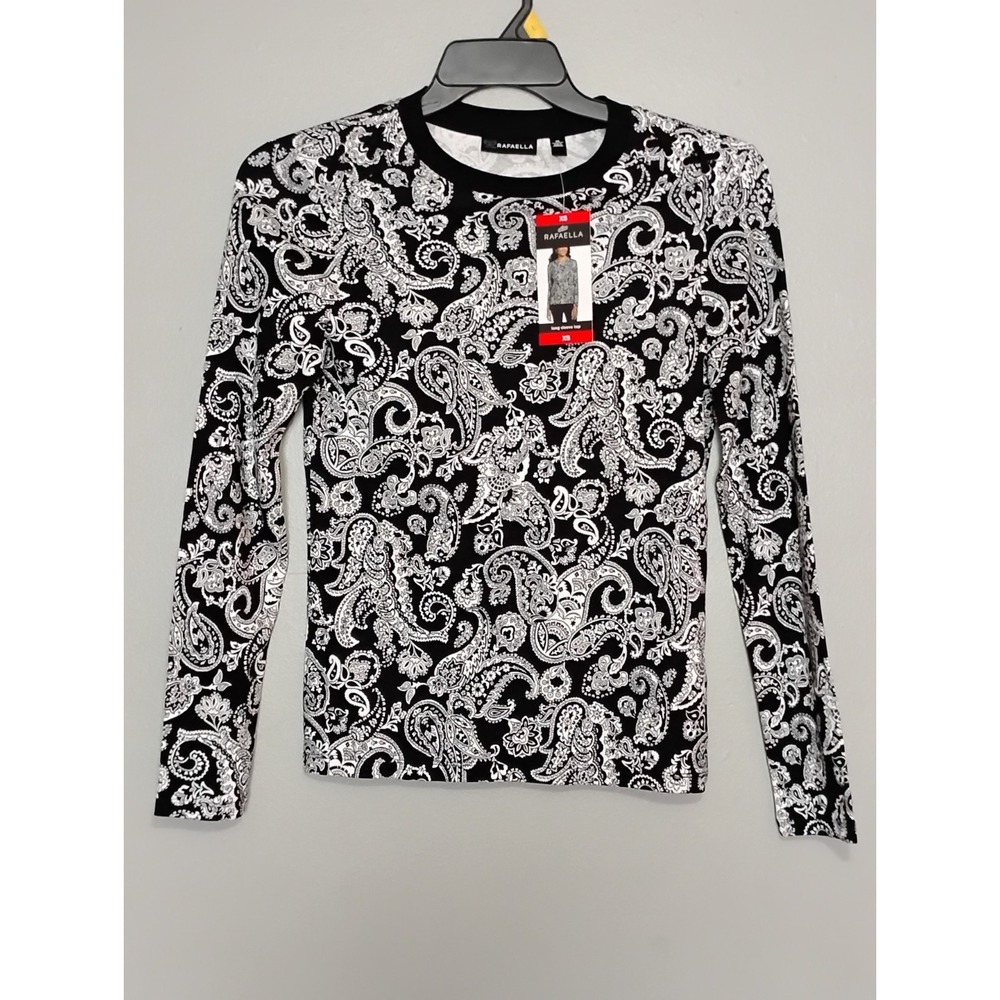 Rafaella‎ Long Sleeve Top Size X-small